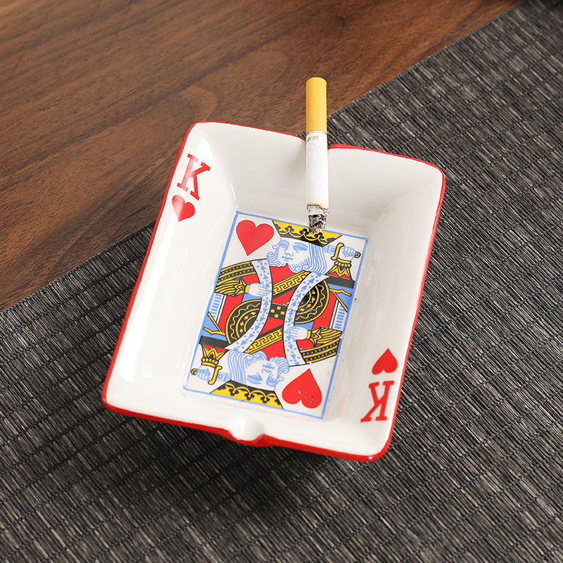 Board Game Hotel - Cendrier en céramique pour la maison,