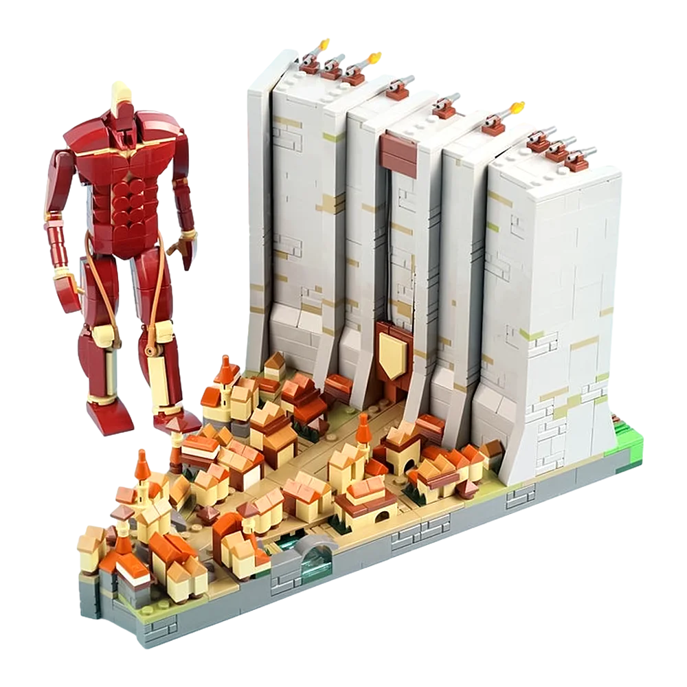Board Game Jumanji - Gobricks MOC l'attaque murale sur Titan