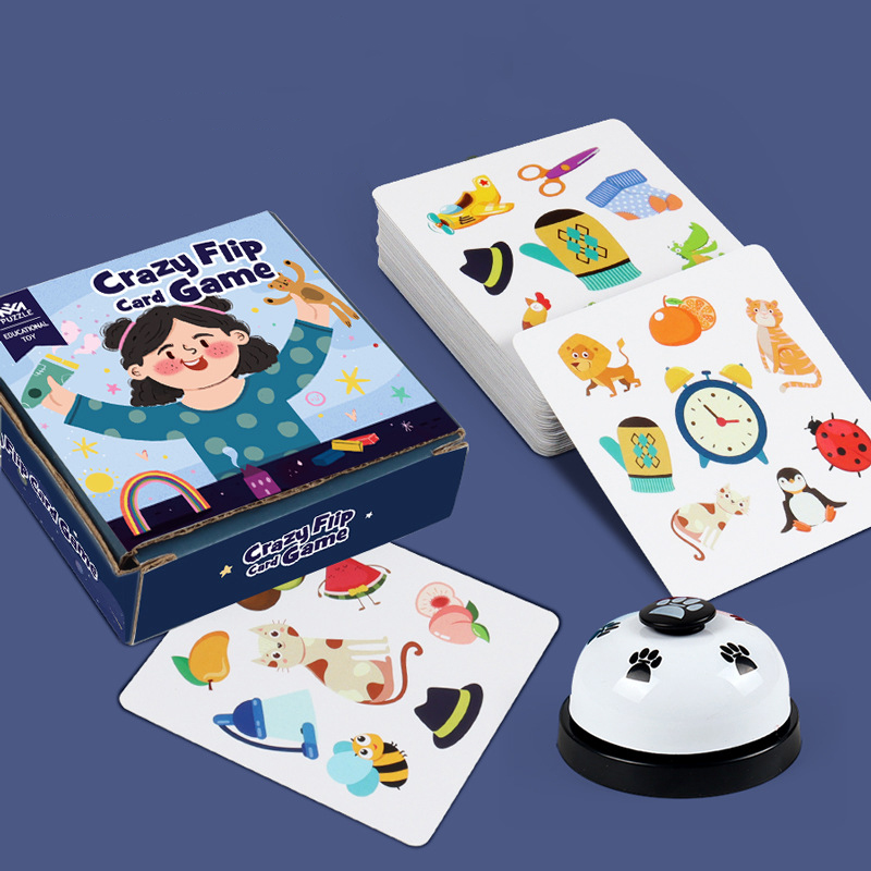 Board Game Zoo - Cartes folles assorties pour enfants, jouet