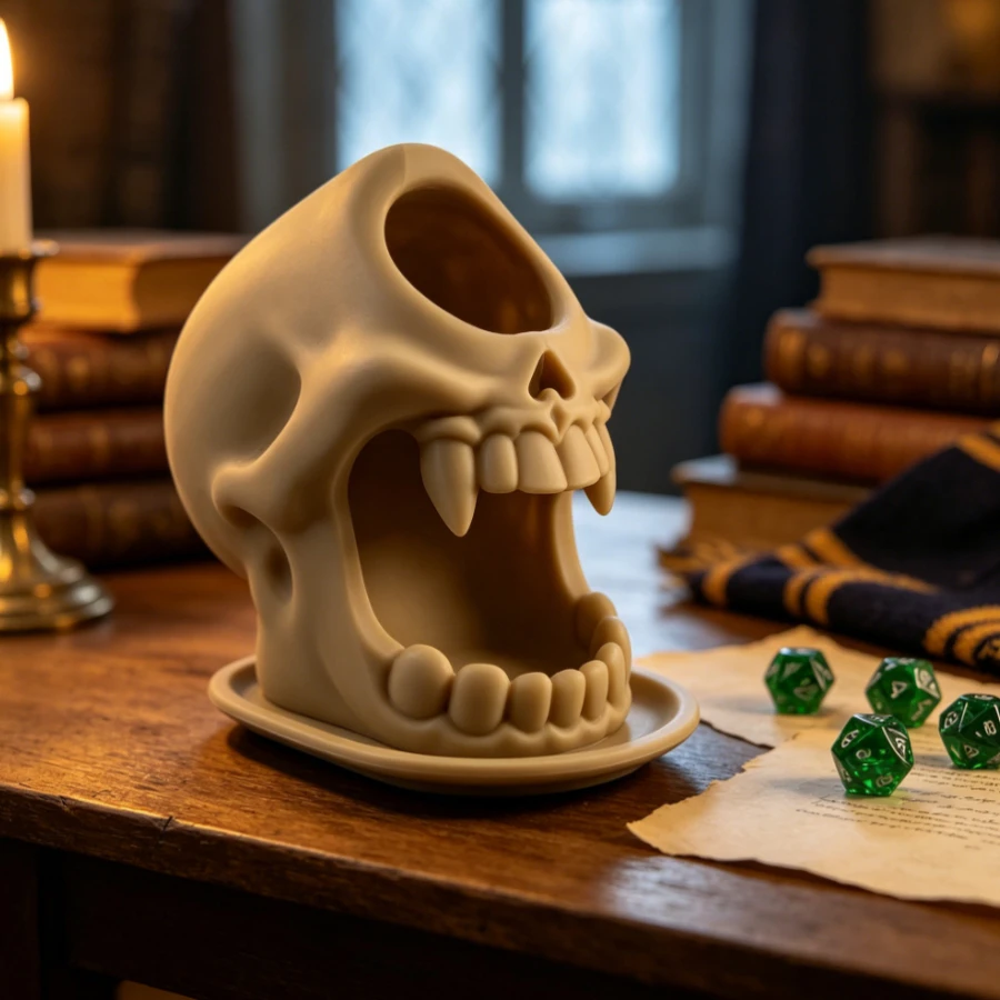 Board Game Print - Tour à dés gothique imprimé en