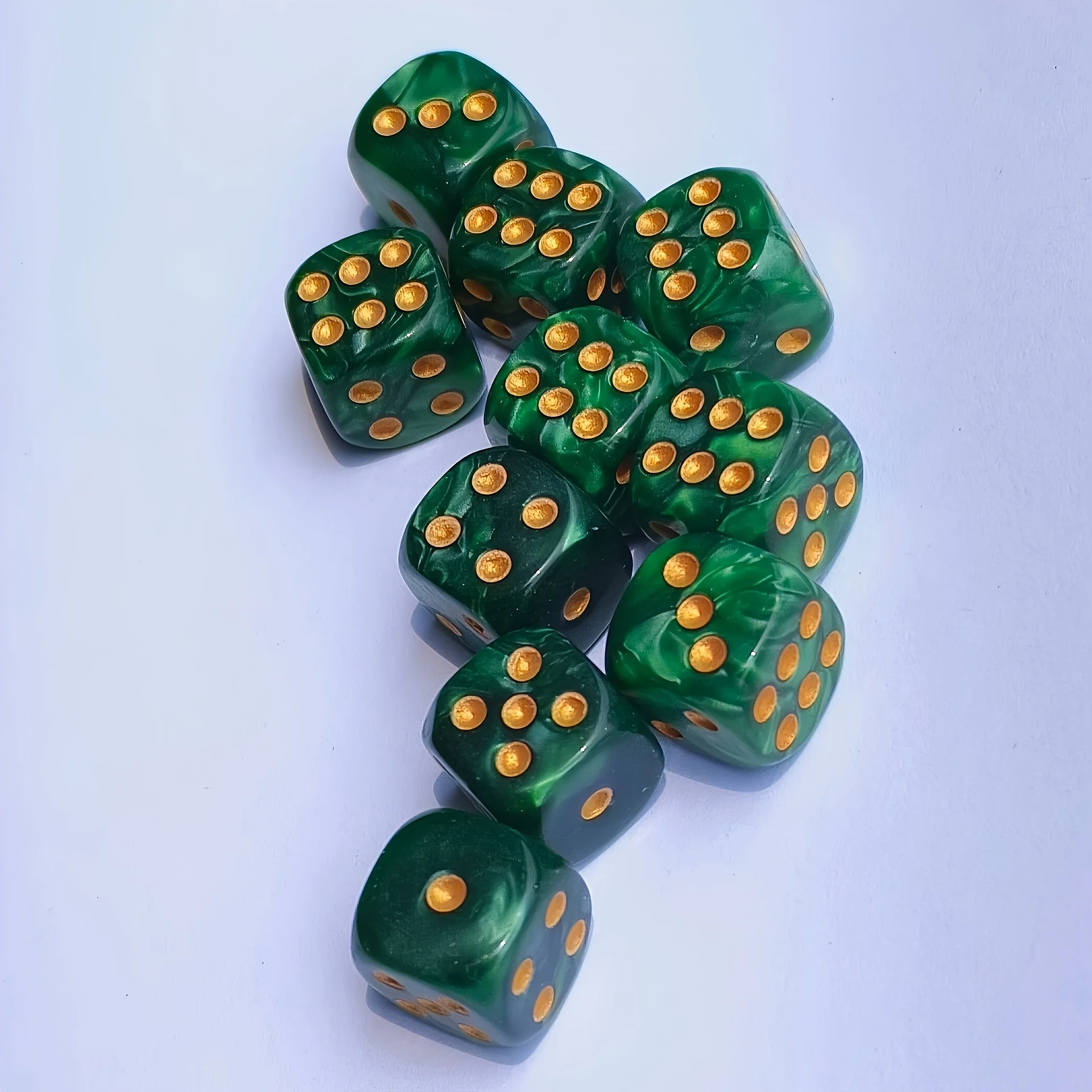 10 dés D6 en acrylique à motif - Board Game Electronic Table avis et prix