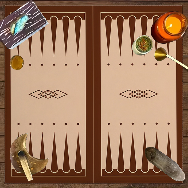 1 pièce Nappe de Tarot Marron  - Board Game Hotel avis et prix