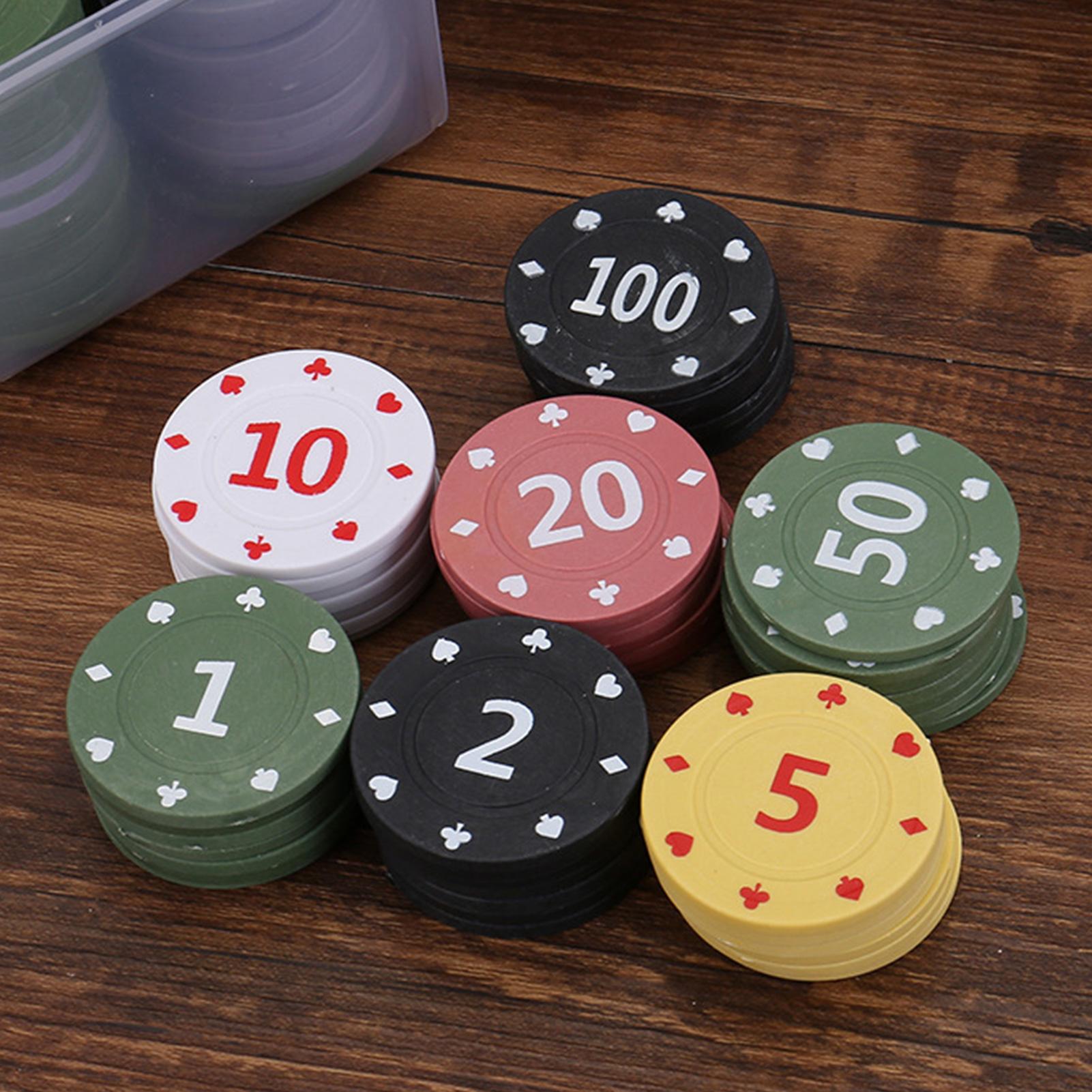 Jetons de Poker avec chiffres, - Board Game Hotel avis et prix
