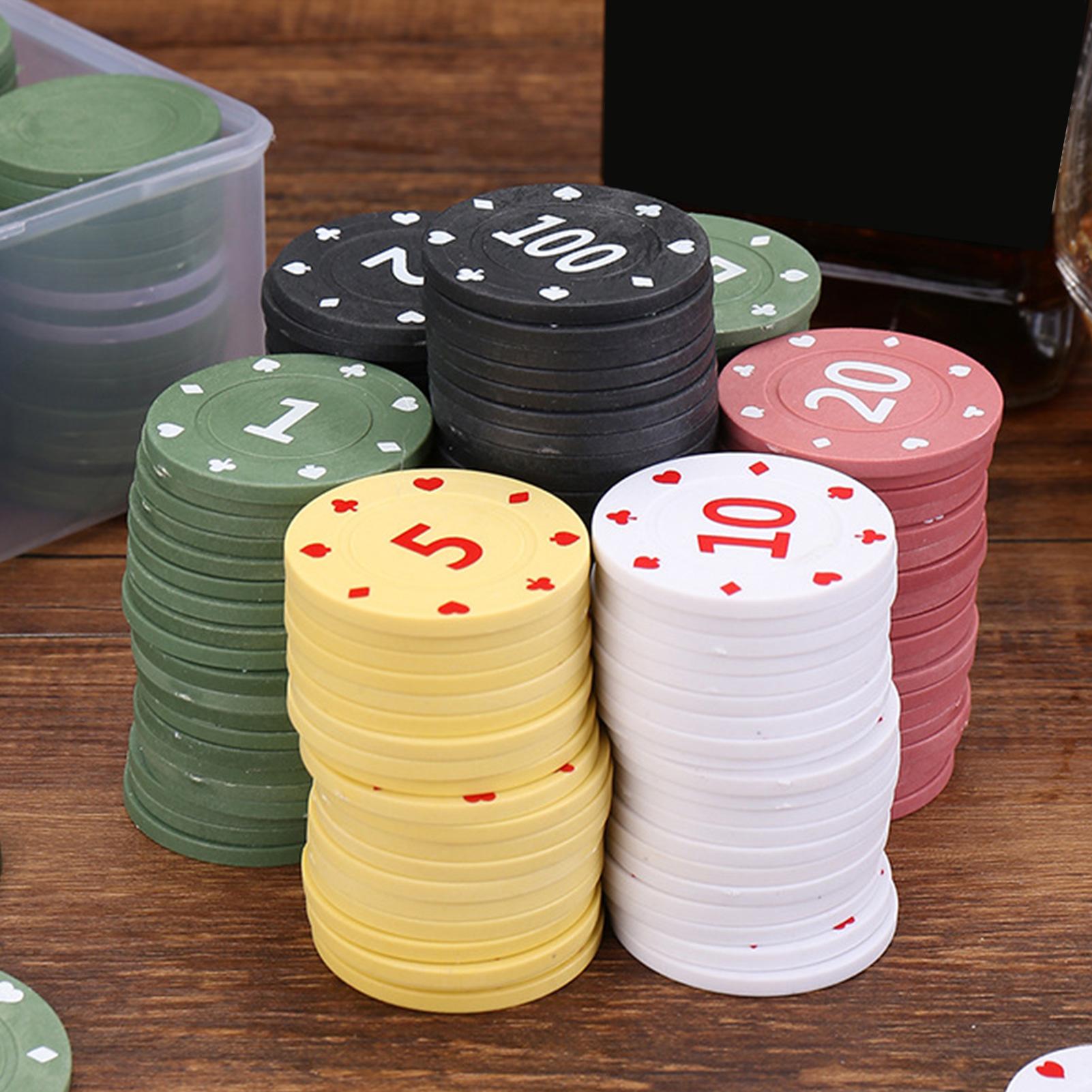 Jetons de Poker avec chiffres, - Board Game Hotel avis et prix