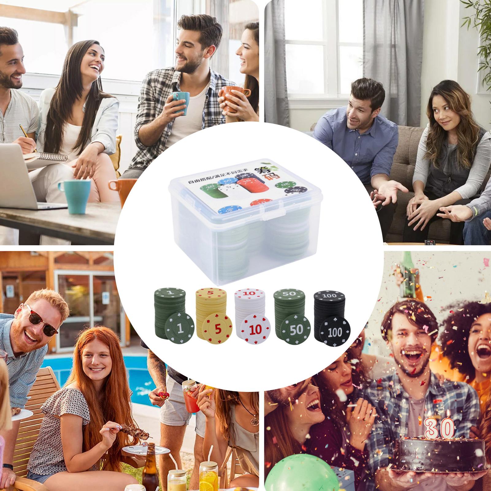 Jetons de Poker avec chiffres, - Board Game Hotel avis et prix