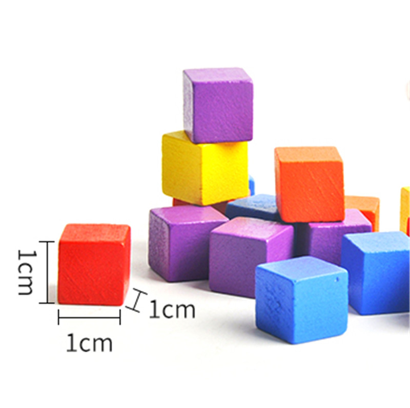 Cubes de dés en bois colorés d - Board Game Loop avis et prix