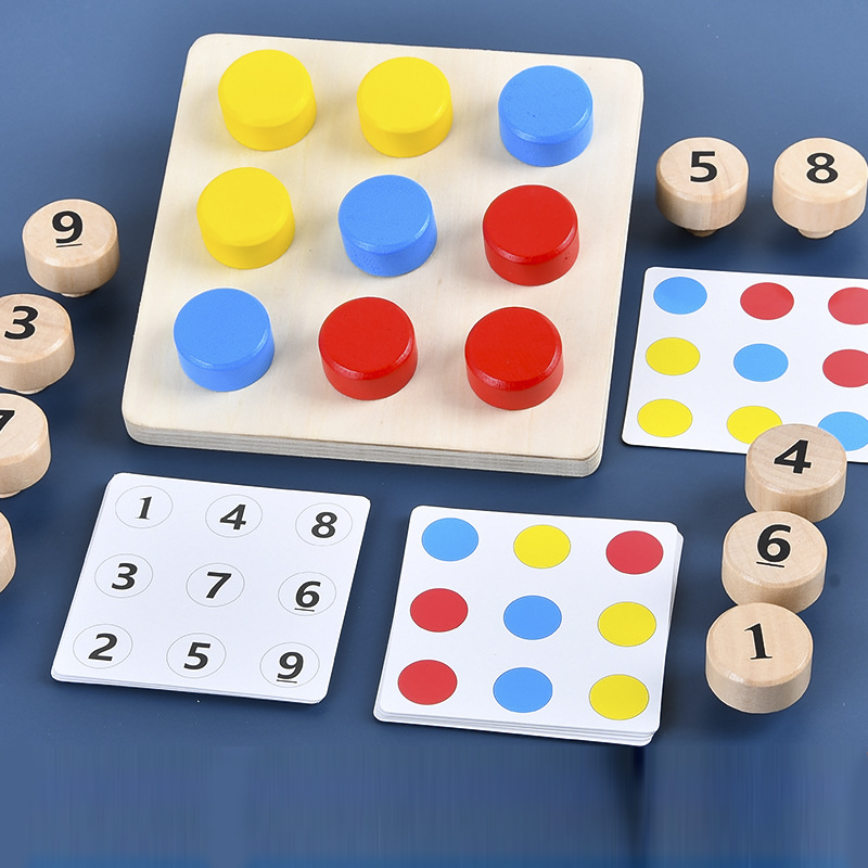 Jeu de Table Montessori en boi - Board Game Simple avis et prix