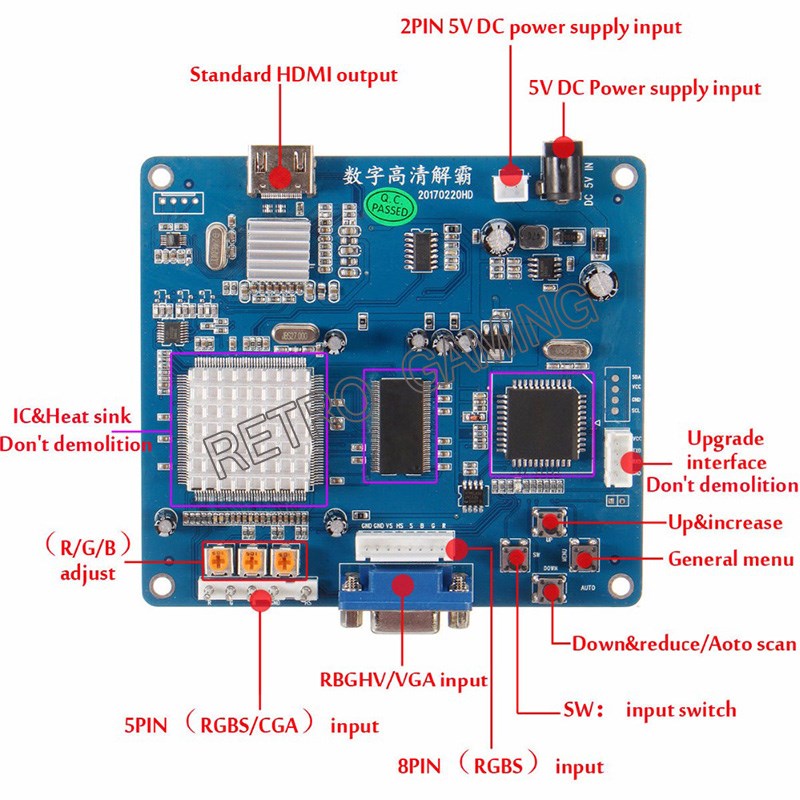 Convertisseur CGA vers HDMI, c - Board Game Maker avis et prix